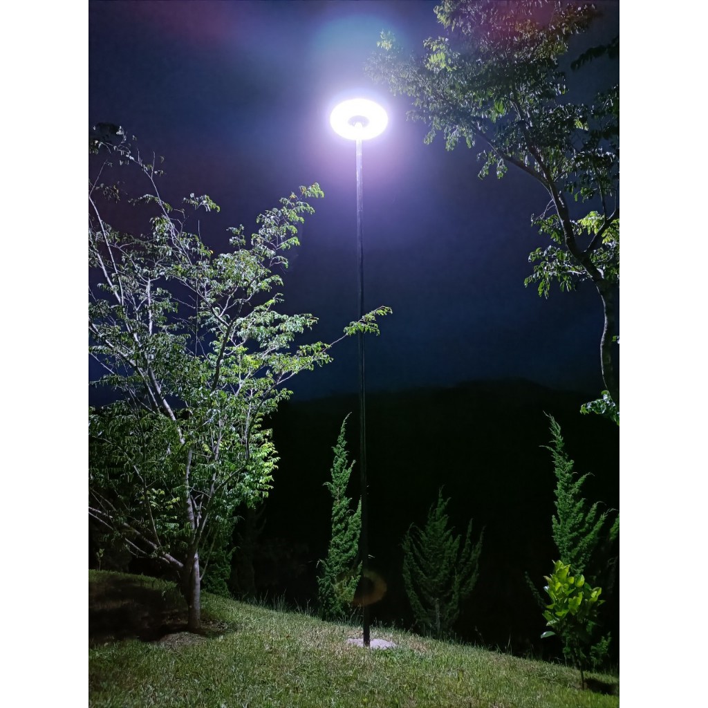 [1000W] Đèn Năng Lượng Mặt Trời Trang Trí Sân Vườn, Đĩa Bay UFO Tròn Siêu Sáng, Chống nước IP 68