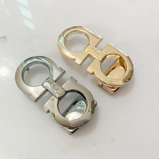Mặt khoá thắt lưng nam không kèm dây kiểu bấm lỗ cho dây 3,2cm-3,3cm