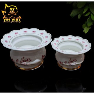 Lư Hương Có Hứng Tàn Hoa Sen Thờ Cúng - Bát Hương - Nội Thất An Việt - HS