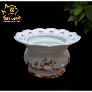 Lư Hương Có Hứng Tàn Hoa Sen Thờ Cúng - Bát Hương - Nội Thất An Việt - HS
