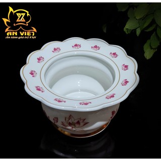 Lư Hương Có Hứng Tàn Hoa Sen Thờ Cúng - Bát Hương - Nội Thất An Việt - HS
