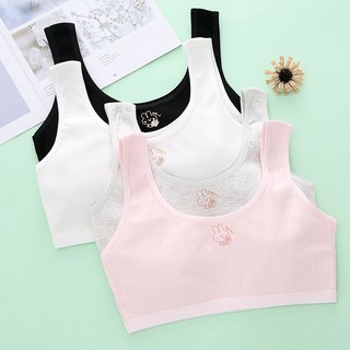 Set 3 Áo Lót Cho Bé Gái Cotton Gân Tăm (Size 35-65Kg), Áo Lá Mềm Thoáng Năng Động King Shop A-8574
