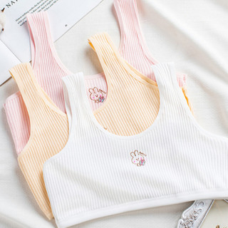 Set 3 Áo Lót Cho Bé Gái Cotton Gân Tăm (Size 35-65Kg), Áo Lá Mềm Thoáng Năng Động King Shop A-8574
