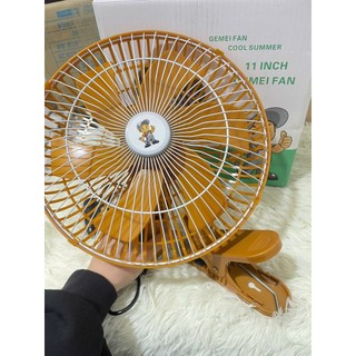 quạt kẹp cánh vàng điện 12v và 24v dùng cho ô tô