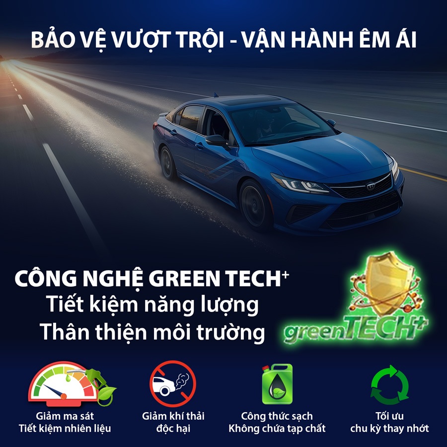 Dầu Nhớt Bán Tổng Hợp AISIN Greentech+ SP 10W30 1 Lít ESSP1031PB