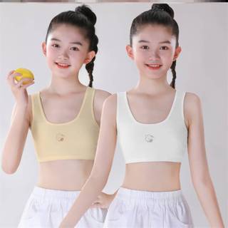 Set 4 Áo Lót Cho Bé Gái Cotton Gân Tăm (Size 35-65Kg), Áo Lá Mềm Thoáng Năng Động King Shop A-8574