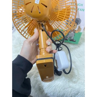 quạt kẹp cánh vàng điện 12v và 24v dùng cho ô tô