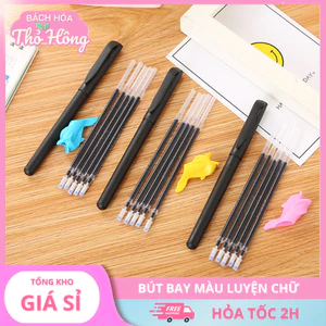 3 Combo Bút Bay Màu Luyện Chữ Tiện Lợi Kèm 5 Ngòi