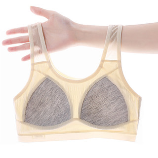 Set 3 Áo Lá Cho Bé Gái Cấp 2-3 Có Đệm Mút (Size 34-54Kg), Áo Lót Thoáng Khí Mềm Mịn King Shop A-611