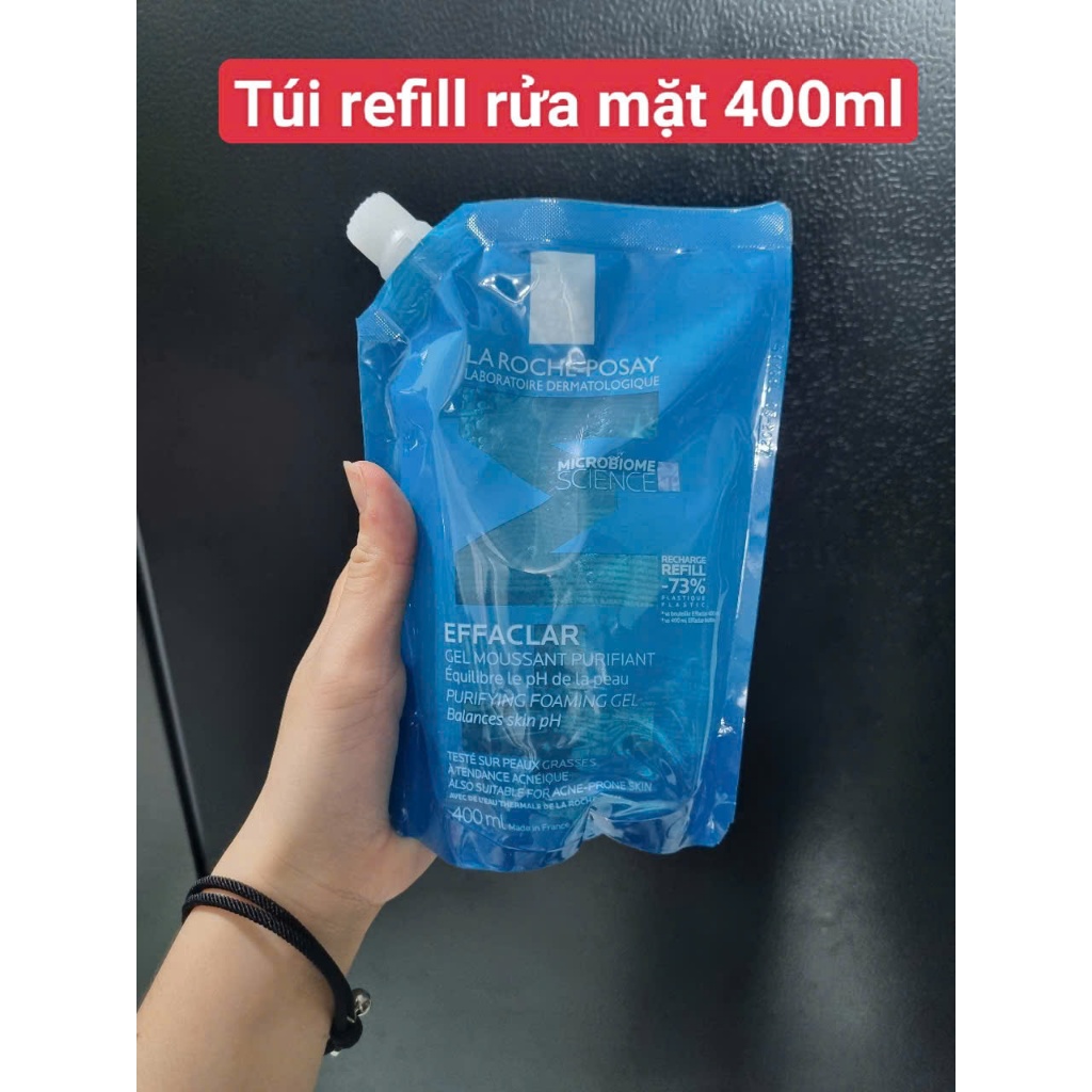 Ảnh Gel Rửa Mặt La Roche-Posay Effaclar +M Purifying Foaming Gel Cho Da Dầu, Nhạy Cảm 400ml 3