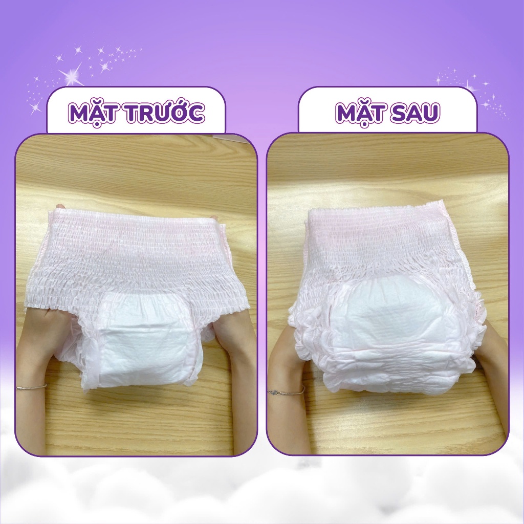 Băng vệ sinh quần Miju Siêu mỏng Size M -L -Dùng Đêm Cho Ngày “Dâu” Nhiều, ngủ ngon cả đêm, chống tràn hiệu quả đến 12H