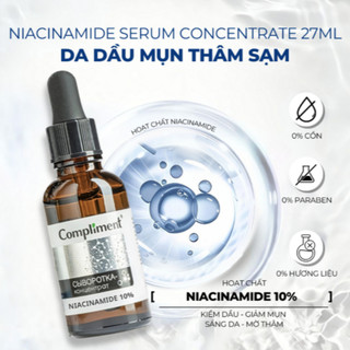 Tinh Chất Hỗ Trợ Giảm Mụn, Phục Hồi và Đều Màu Da Compliment No Problem Serum (27ml/chai)