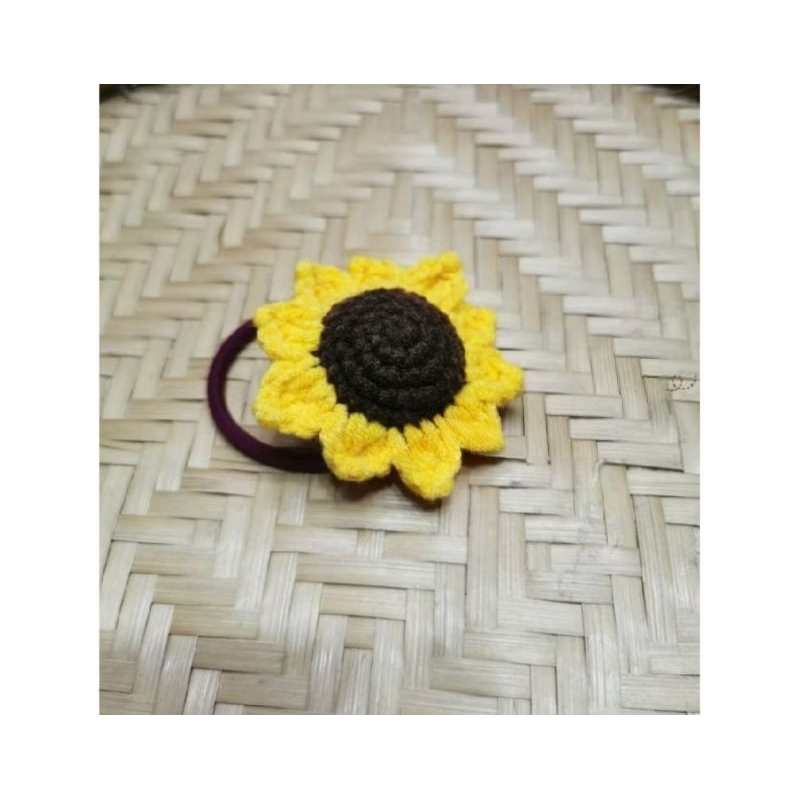 Móc Khoá Hoa Hướng Dương Nhỏ Xinh Bằng Len Handmade