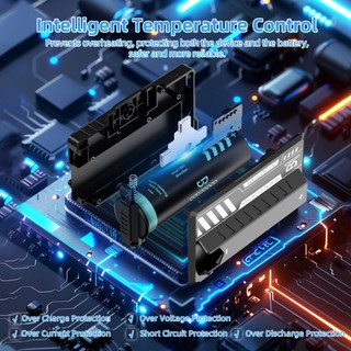 Goojodoq 5000-10000mah Đầu kép Sạc dự phòng di động Hai pin Mecha Style Nhẹ Typc-C /LN Power Bank