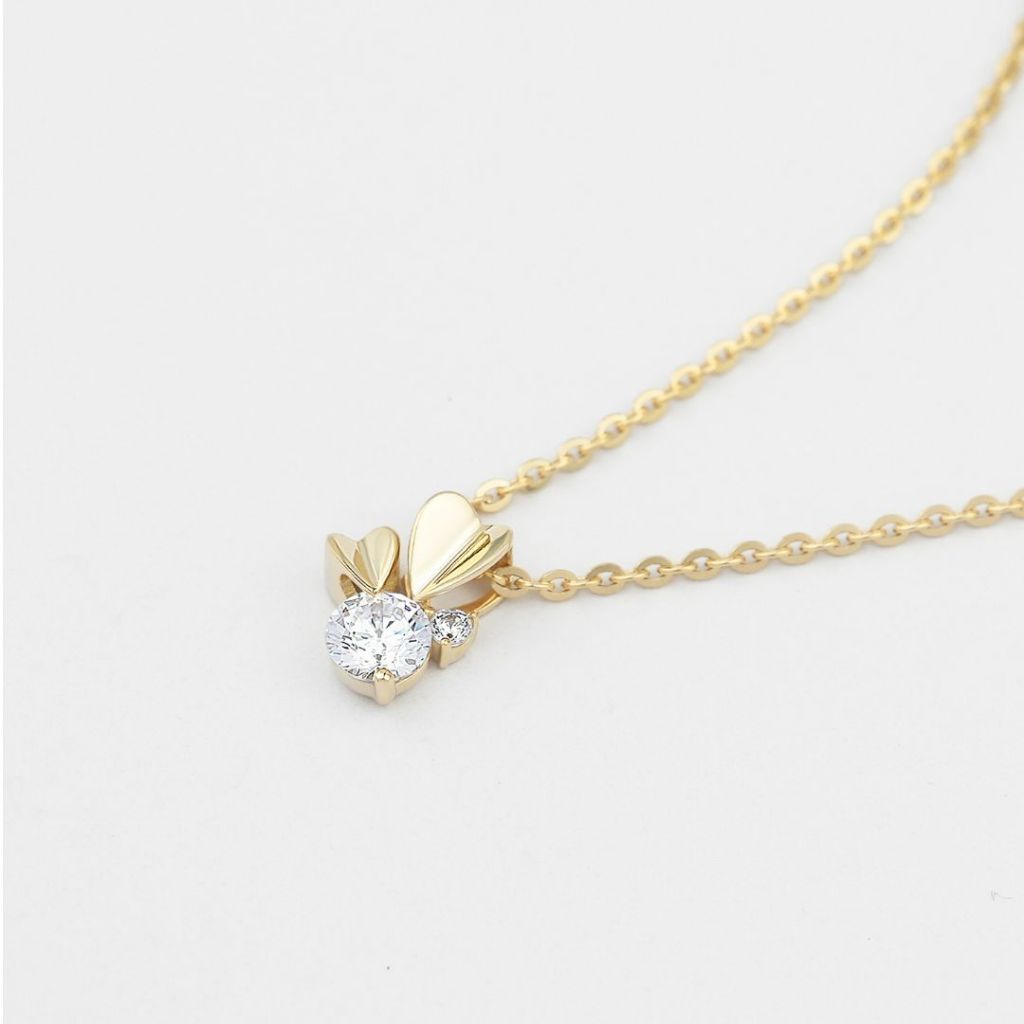 Ảnh Dây chuyền vàng 10K Bảo Tín Mạnh Hải thiết kế thanh lịch phong cách Ý PYD2V10CZH-503003 1