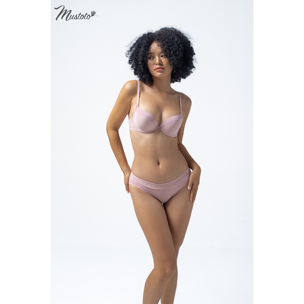 Ảnh Áo Lót Nữ Mustoto Bra Mút Mỏng 0,2cm Có Gọng Nâng (MA43) 2