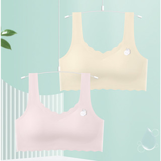 Set 3 Áo Lá Cho Bé Gái Su (Size 25-60Kg) Kèm Mút, Áo Lót Học Sinh Mềm Mịn Thoáng Mát King Shop A-741