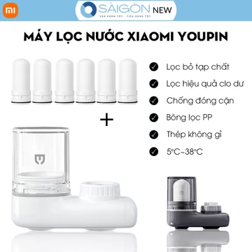 Đầu Lọc Nước Tại Vòi Xiaomi Youpin YINMI YM-R0100 Kèm Lõi Lọc - Bộ Lọc Nước Tại Vòi Xiaomi Youpin Giúp Khử Clo, Bụi Bẩn