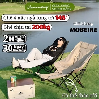 Ghế ngả lưng thư giãn gấp gọn chịu lực tốt, Ghế mặt trăng xếp gọn camping cắm trại dã ngoại