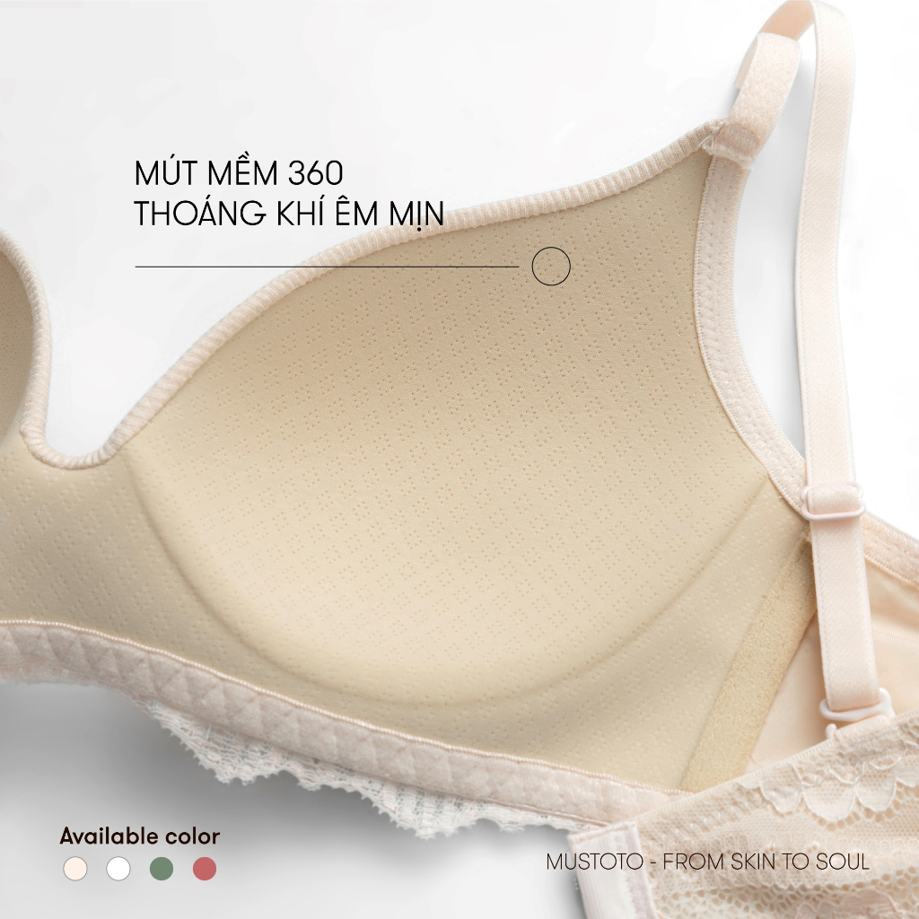 Ảnh Áo Lót Mustoto Bra Mỏng Mịn Không Gọng (MA70) 3