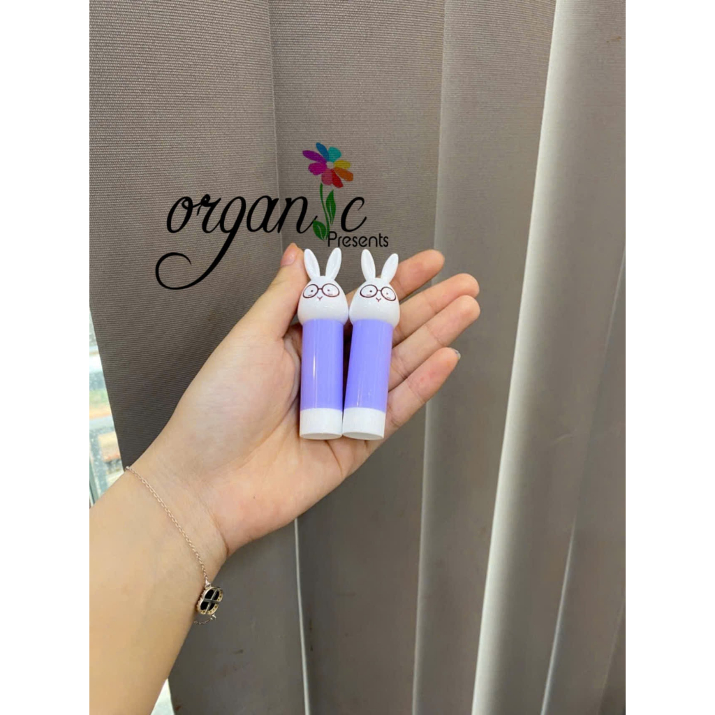VỎ SON DƯỠNG MINI (TAI THỎ CUTE)- ĐỔ TRỰC TIẾP KHÔNG DÙNG KHUÔN