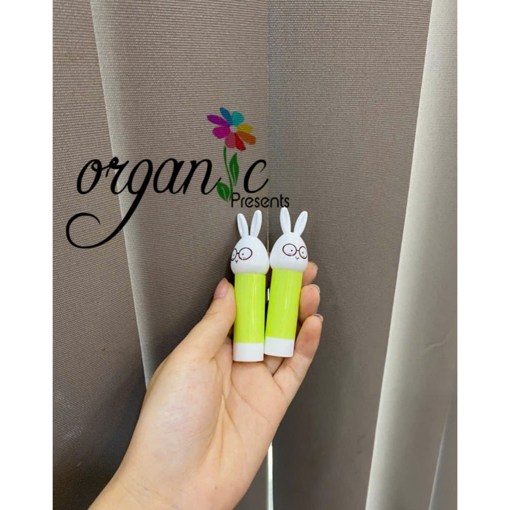 VỎ SON DƯỠNG MINI (TAI THỎ CUTE)- ĐỔ TRỰC TIẾP KHÔNG DÙNG KHUÔN