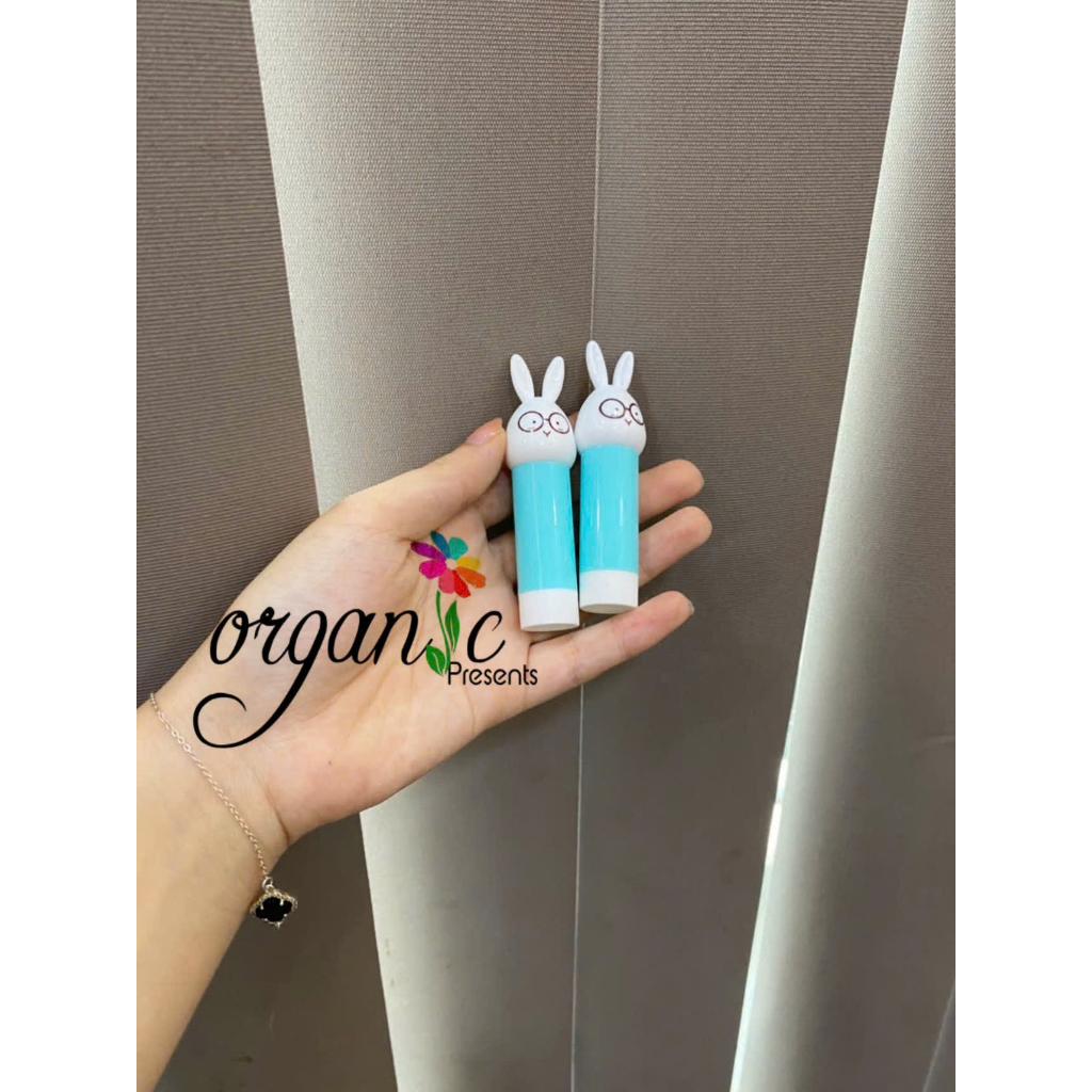 VỎ SON DƯỠNG MINI (TAI THỎ CUTE)- ĐỔ TRỰC TIẾP KHÔNG DÙNG KHUÔN