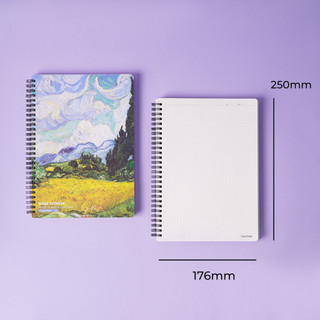 Sổ Lò Xo B5 CLASSMATE VanGogh Dòng Kẻ Chấm Dot Grid 160Trang Bìa Cứng Cáp Định Lượng 100gsm 16-003B5