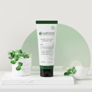 Sữa rửa mặt Caryophy Portulaca Cleansing Foam 150ml – SỮA RỬA MẶT SẠCH SÂU GẤP 2 LẦN, NGỪA MỤN TỐI ƯU