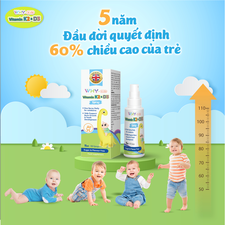 Ảnh Vitamin D3 K2 Whykids Dạng Xịt Bổ Sung D3 K2 Cho Bé, Tăng Cường Hấp Thu Canxi Hỗ Trợ Phát Triển Chiều Cao 15ml 4