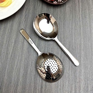 Thìa Vá Bản To Trơn Thủng 20.3x7.5cm