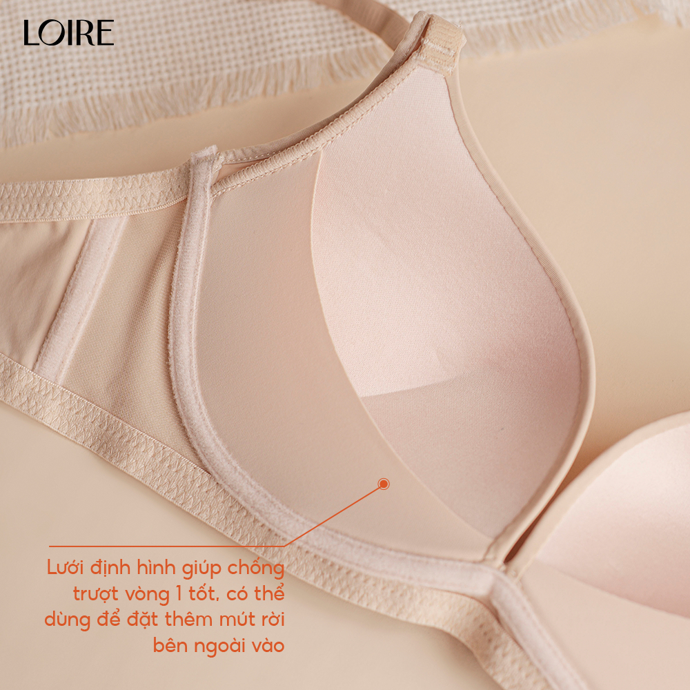 Ảnh Áo Lót Không Gọng Đệm Mỏng Mềm Gom Ngực Tự Nhiên Loirechic AL250301 3