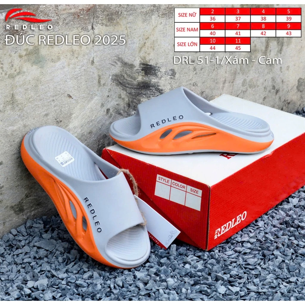 Dép bánh mì quai ngang REDLEO DRL_51 - ảnh sản phẩm chính