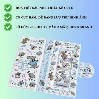 Album Ảnh Photobooth Sổ Đựng Card Ảnh Dài Collectbook Timo VPBL32