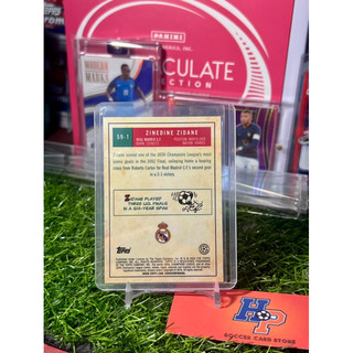 Thẻ bóng đá Zinedine Zidane Refractor 59-1 Topps Chrome UCL 2022/23