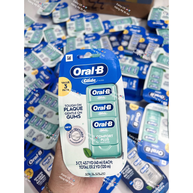 Hộp Chỉ Nha Khoa Oral-B Glide (Sợi Chỉ Micro-Teeextured) -Hàng Mỹ - Mẫu ...