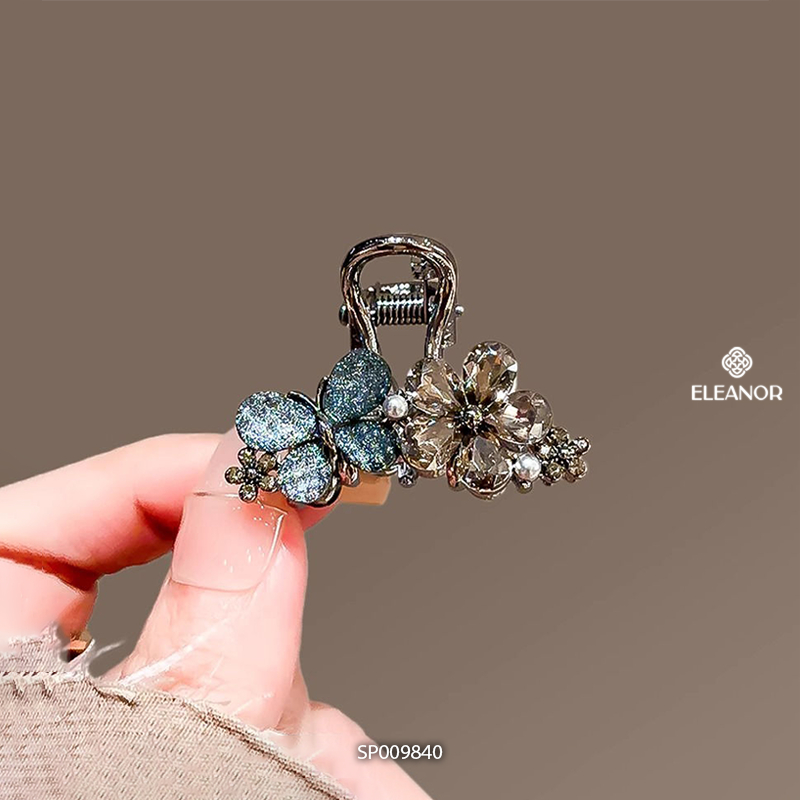 Kẹp tóc nữ Eleanor Accessories đa dạng kiểu dáng thiết kế đính đá kẹp tóc mái phụ kiện tóc 9370