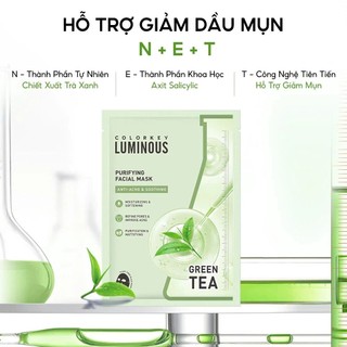 (Hộp 10 Miếng) Mặt Nạ Giấy Cấp Ẩm Colorkey Luminous Vitamin B5 Facial Mask 25ml