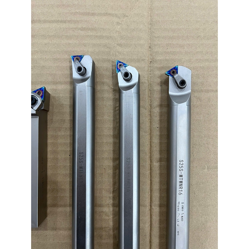 Bộ cán tiện lắp chip T16 -TNMG làm bằng thép-thép chống rung trắng tiện chống rung tốt và bền