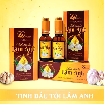 Tinh Dầu Tỏi Lâm Anh 30ml, dạng lỏng, tăng đề kháng tự nhiên, giảm ho sổ mũi Moonshop.no1