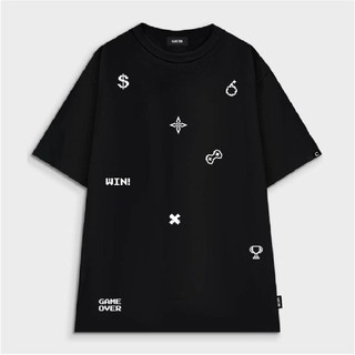 Áo Thun Local Brand Unisex LUCID GameOver Nam Nữ Tay Lỡ From Rộng Chất Cotton