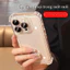 Ốp Điện Thoại Trong Suốt Chống Sốc Bốn Góc cho iPhone 17 Air 16 15 14 13 12 11 17 pro max XR XS max