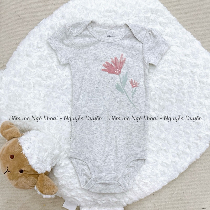 [MD195] 18-24M Body chip/áo liền thân ngắn tay xuất xịn cho bé gái 11-13kg