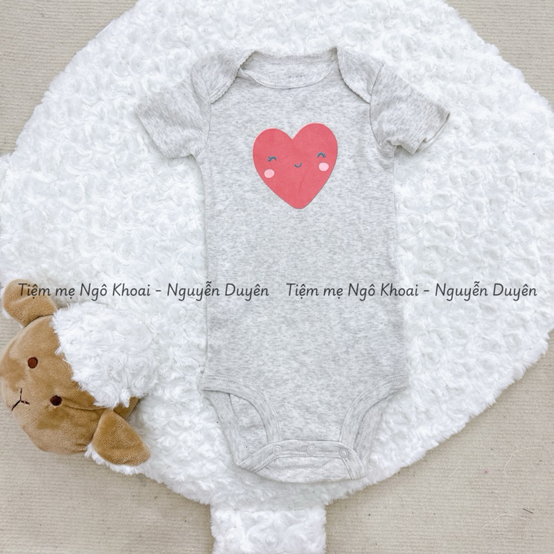 [MD201] 9-12M Body chip/ áo liền thân ngắn tay C.a.t.e.r xuất xịn cho bé 8-10kg