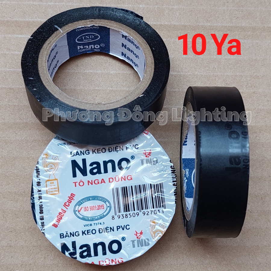 COMBO 2 Băng keo điện nano Tô Nga Dũng 10ya- 20ya- 30ya
