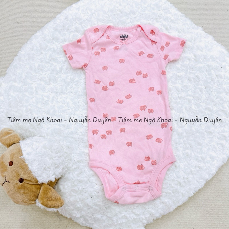 [MD201]❤️0-3M BÉ GÁI LINK 2❤️body chip/ áo liền thân ngắn tay xuất xịn cho bé gái 3-5kg