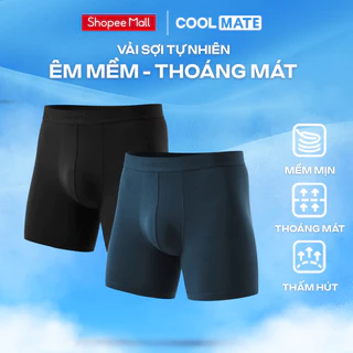Combo 2 quần lót nam Boxer Brief Lenzing Modal vải mềm mịn thoáng mát Coolmate