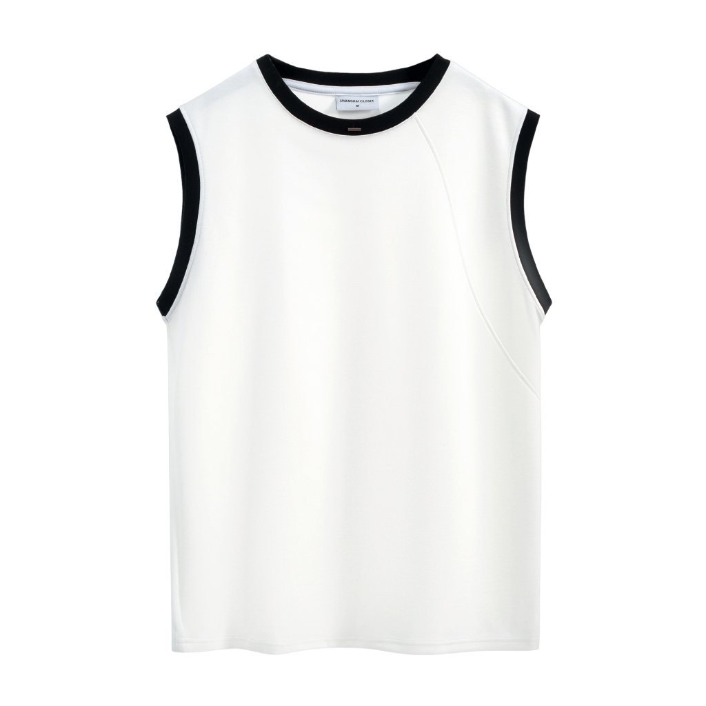 Áo TANK TOP Nam Hàn Quốc Chất Vải Cotton 250MSG, Thấm Hút Mồ Hôi, Chống Nhăn, Thoải Mái - SHINGHAI