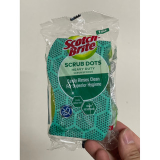 Miếng rửa chén hạt nổi siêu sạch Scotch-Brite 3M đa năng, mút hạt nổi kháng khuẩn, không bám cặn bẩn gây mùi, dễ vệ sinh