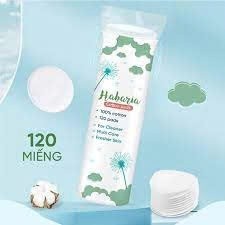 Bông tẩy trang Habaria Cotton Pads cây tròn